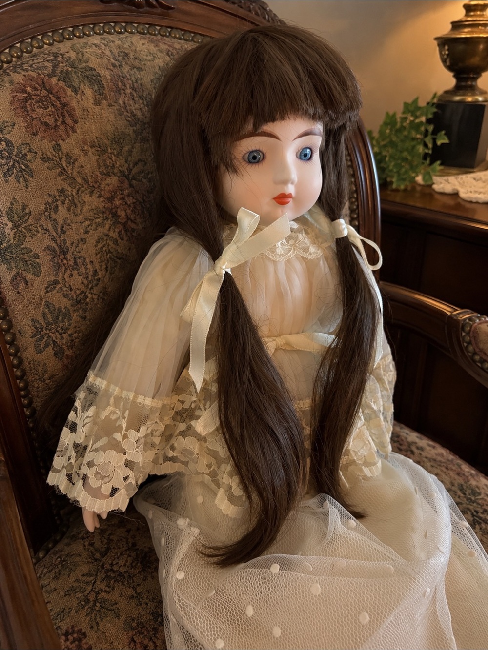 Haunted Porcelain Doll Clara Creative Positive Spirit Vessel Paranormal Artist